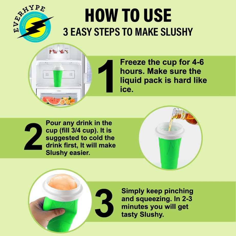 Neha's Frozen Flex Slushy Maker Cup (Green)