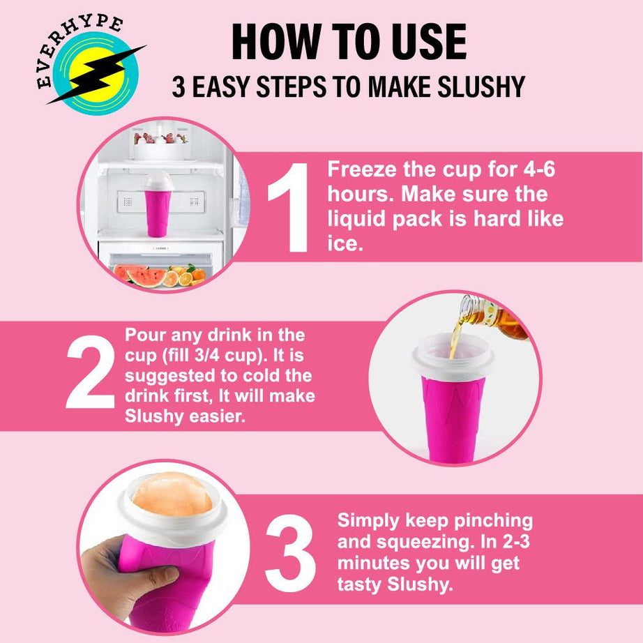 Neha's Frozen Flex Slushy Maker Cup (Pink)