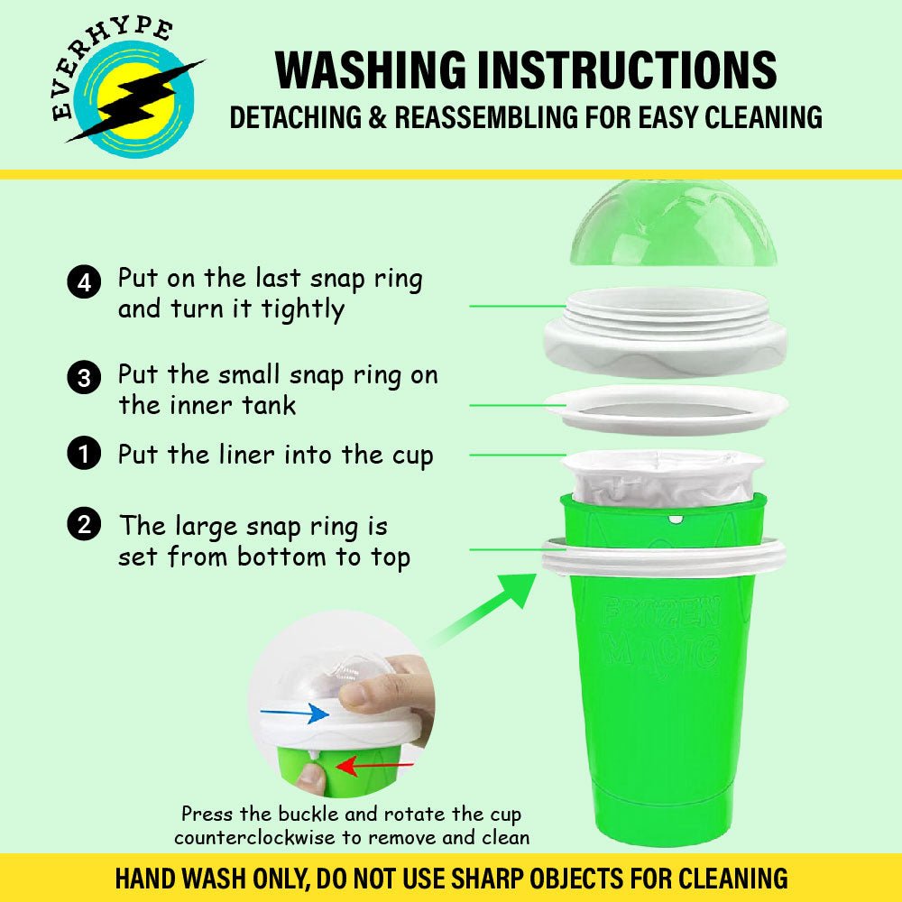 Neha's Frozen Flex Slushy Maker Cup (Green)